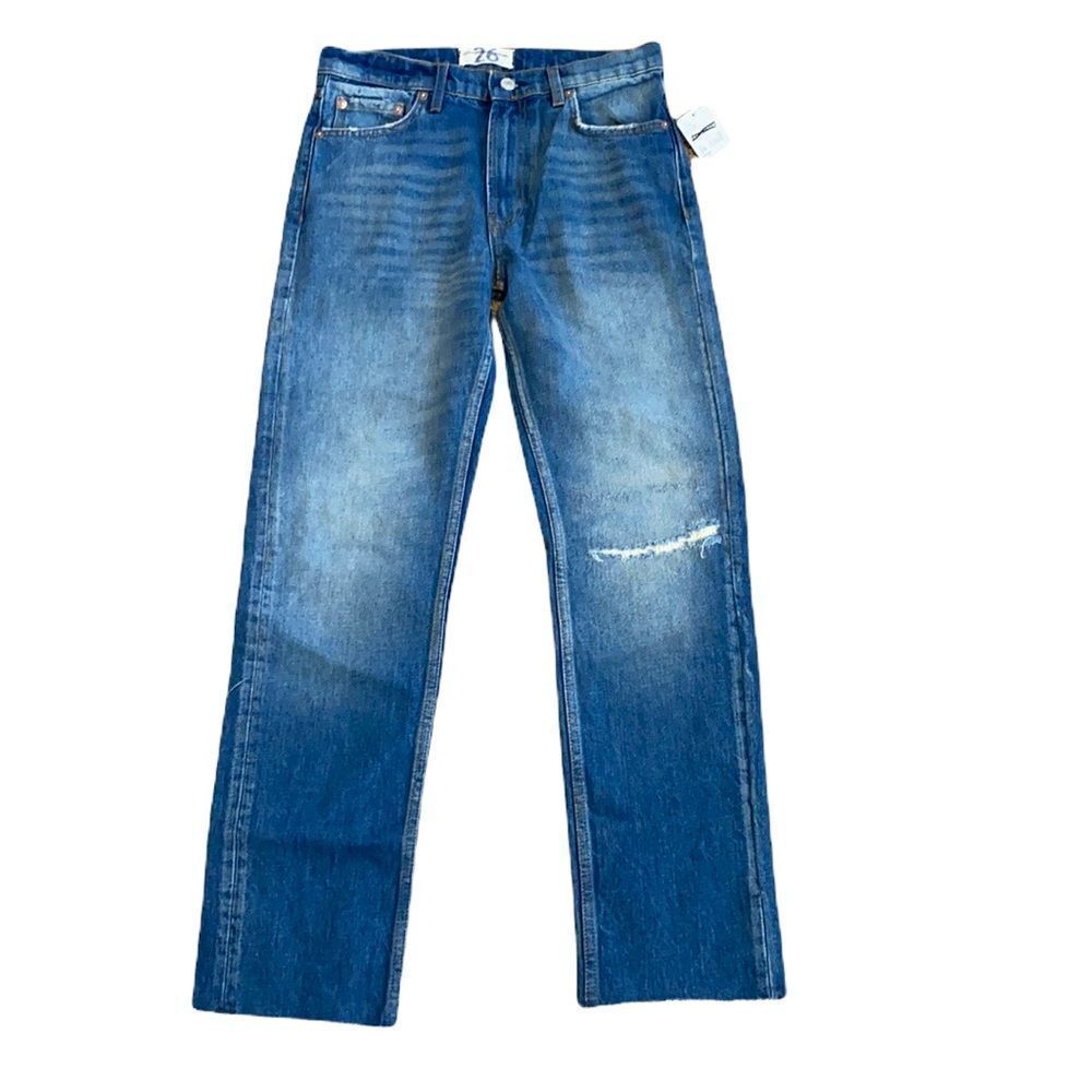 NWT Free People We The Free Straight Leg Jeans Size 26